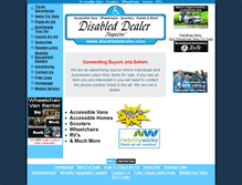 Tablet Screenshot of disableddealer.com